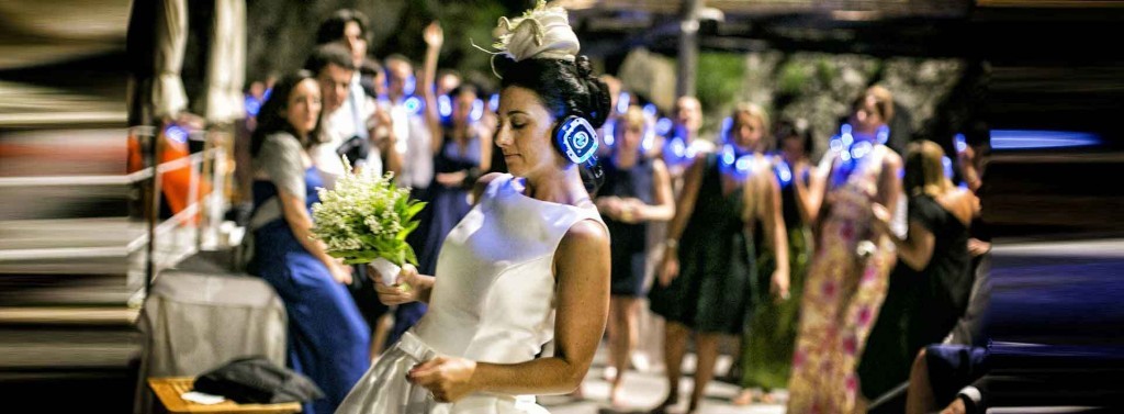Silent disco: bodas